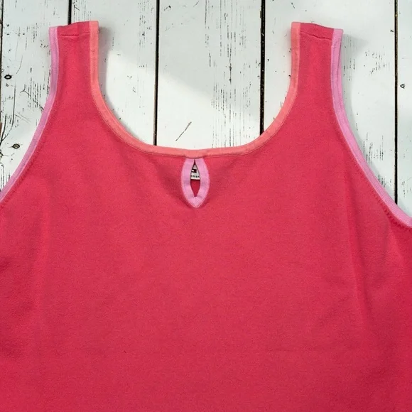 Tommy Hilfiger Coral Tank Top Keyhole Cutout Sleeveless Women’s - Picture 4 of 6